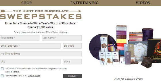 Hunger Games Chocolate Contest