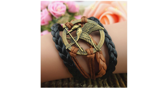 Stacked Hunger Games Bracelet