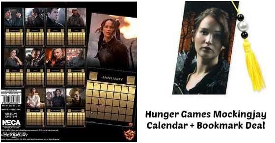 Hunger Games Calendar + Bookmark Deal